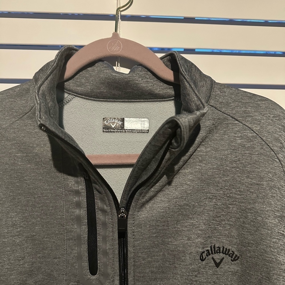 Grey 1/4zip pullover - Picture 3 of 3